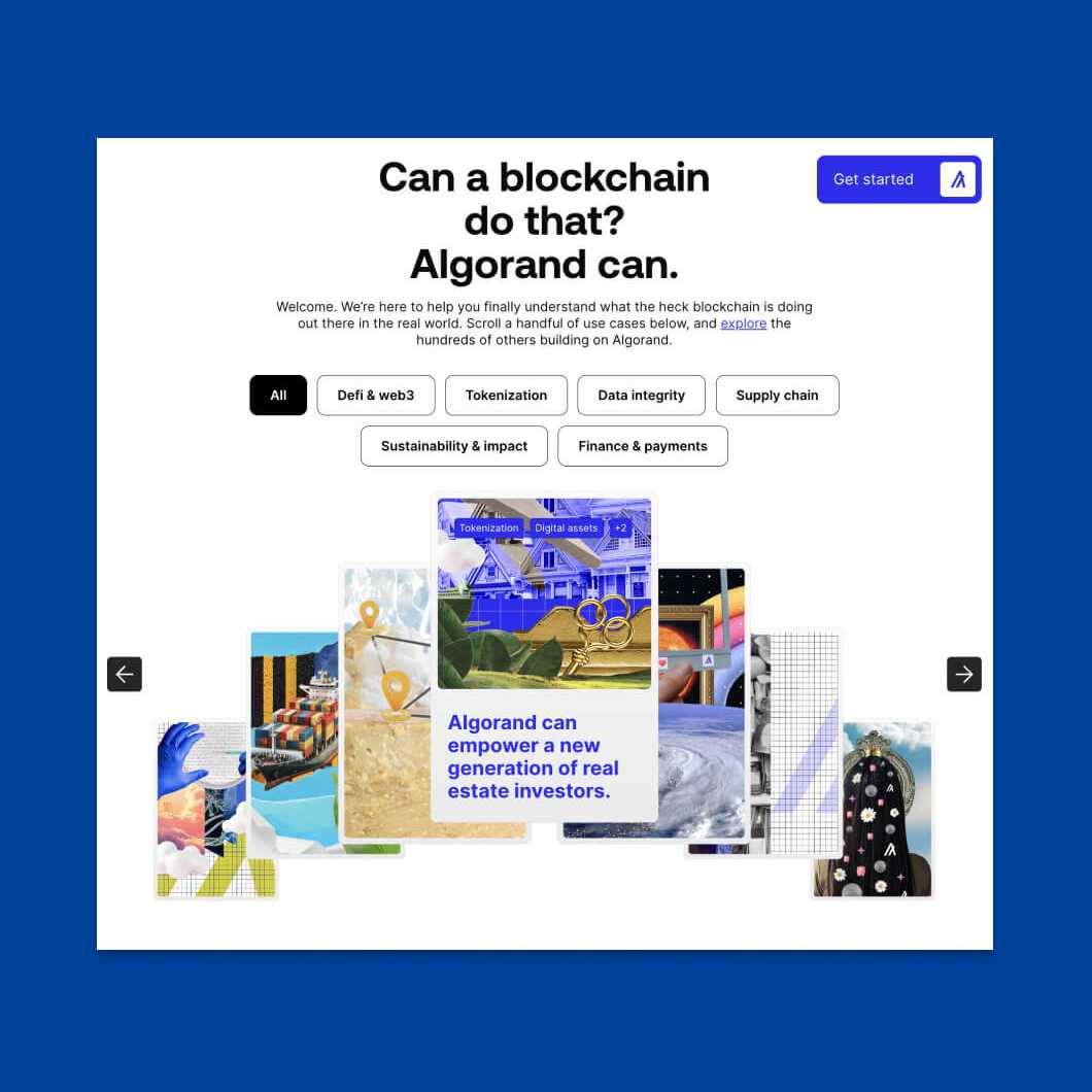 "Can a blockchain do that?" microsite.